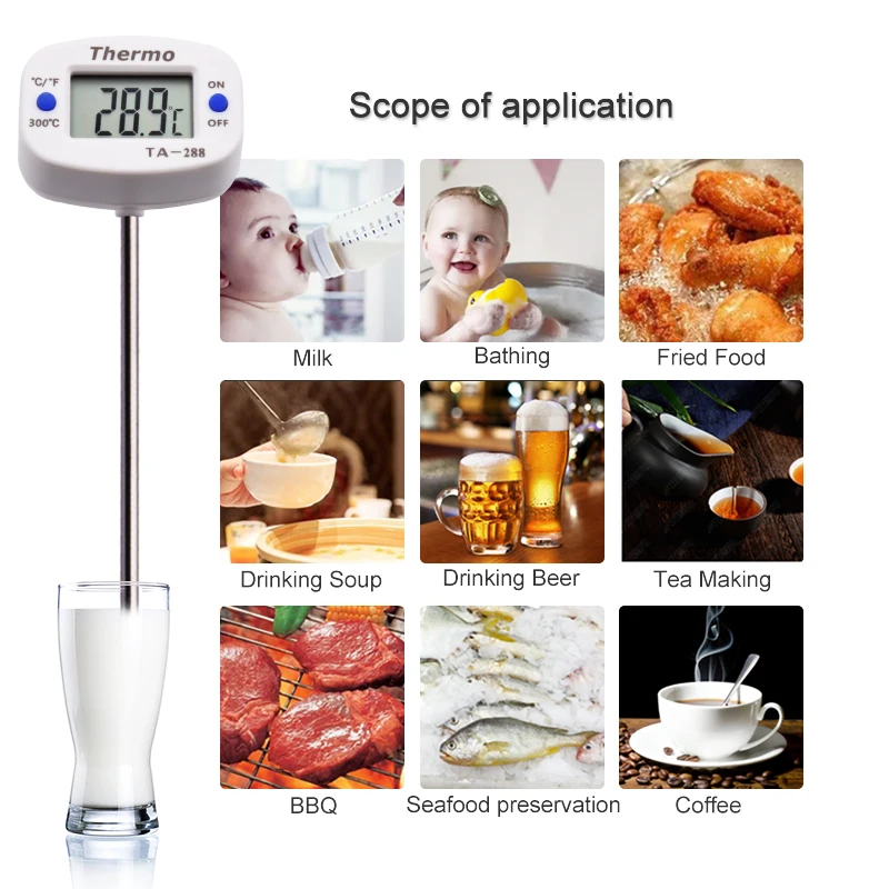TA288 LCD Dijital Gıda Termome - Kitchen Appliances Video incelemesi ve fiyatı